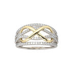 Mother & Daughter Forever Connected Together Ring