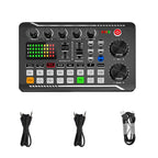 Live sound card with DJ mixer effects & voice changer