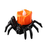 ️Halloween Spider Tealights Spooky Electric Flickering Artificial Candles