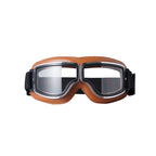 RoadRider | Vintage Motorcycle Goggles with Interchangeable Lenses and Comfort Padding