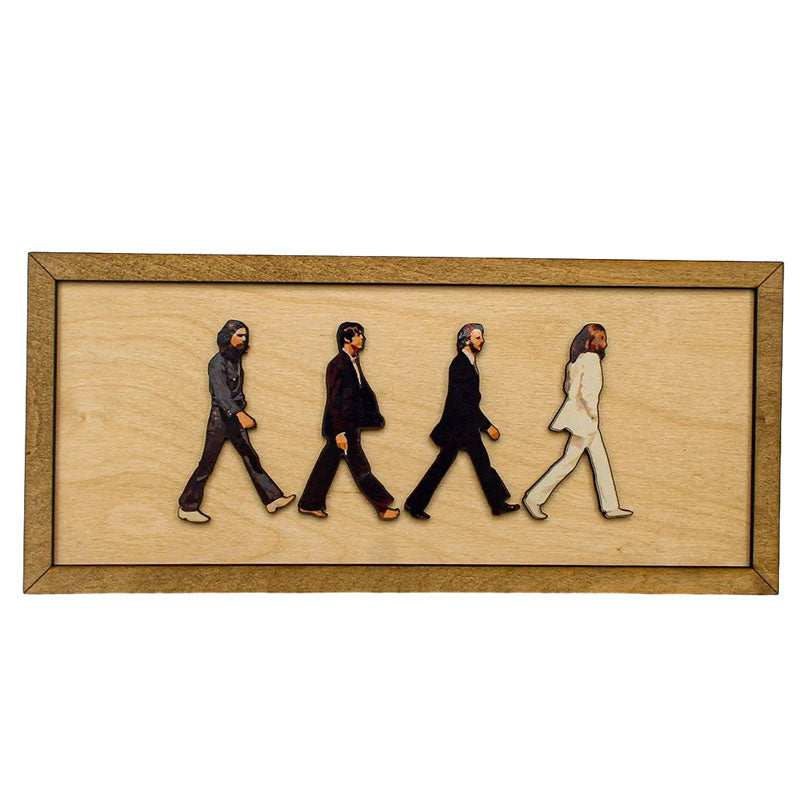 The Beatles framed Abbey Road portrait