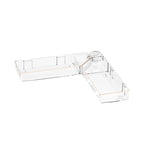 Wall-mounted punch-free corner shelf