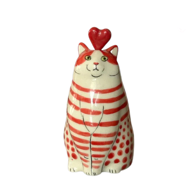 Dotted Cat Vase