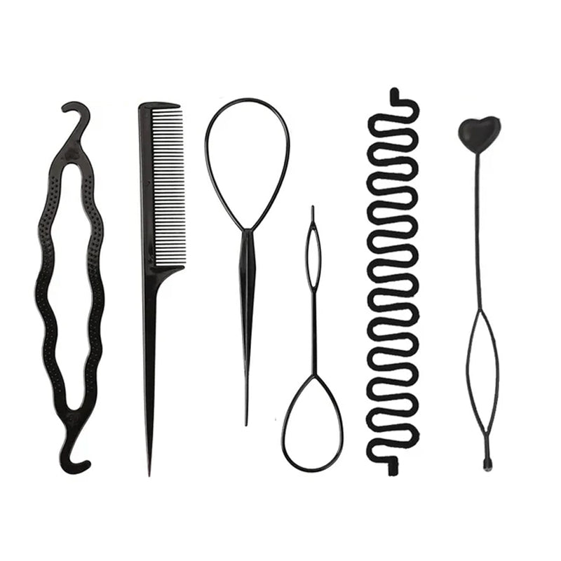 Hair Styling Accessories 6 Piece/Set