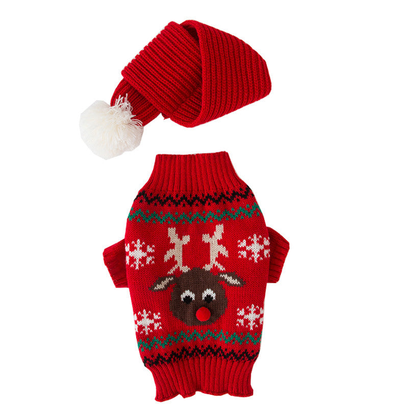 Warm Christmas clothing for pets