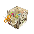 Wood bowl All-in-One – Multifunctional knitting tool