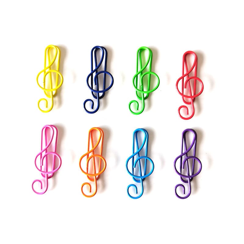 Music Multicolored Metal Paper Clips