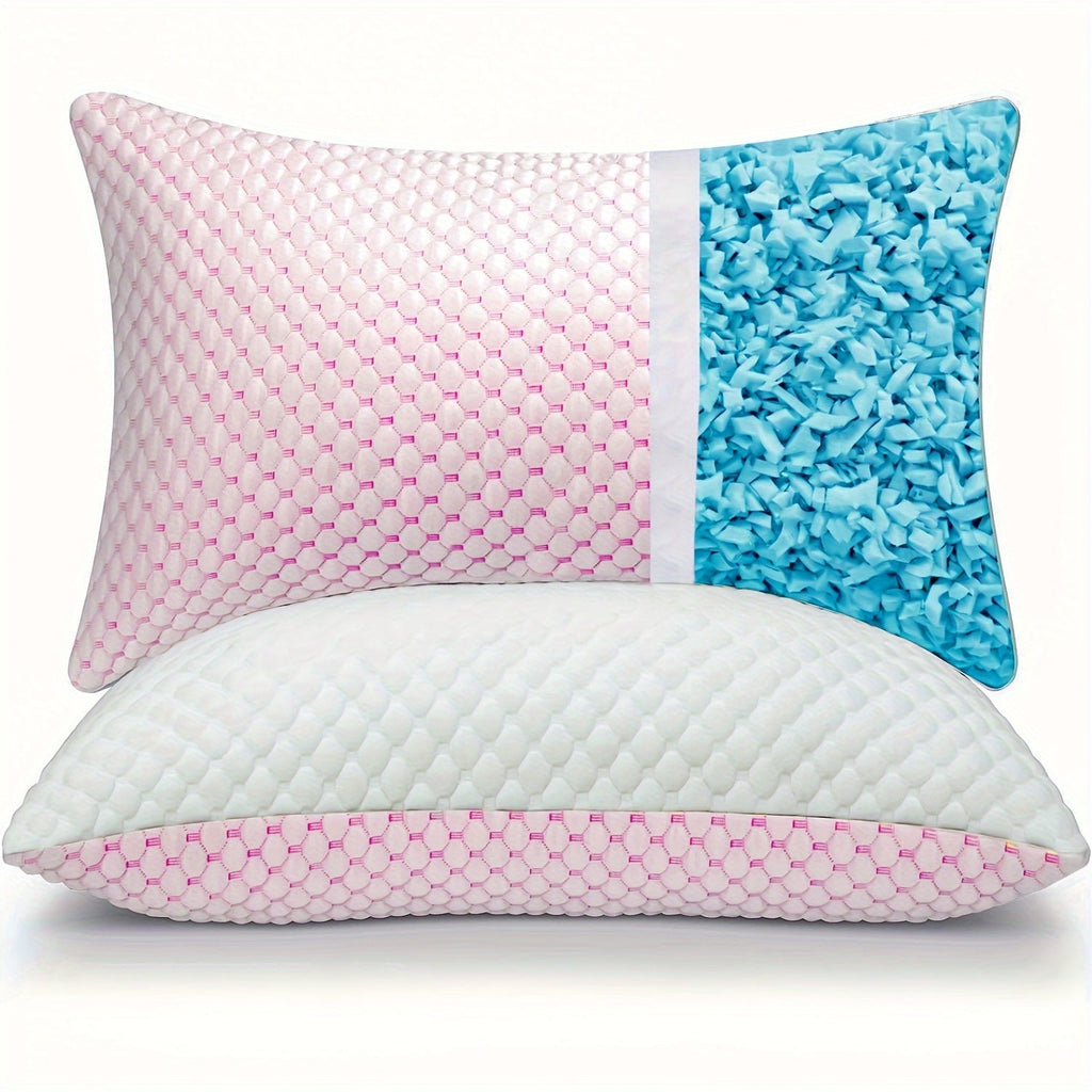 ChillPillow Breeze - Cooling Memory Foam Pillow with Bamboo Cover