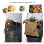 Dimoohome™ Leather and canvas bushcraft bag