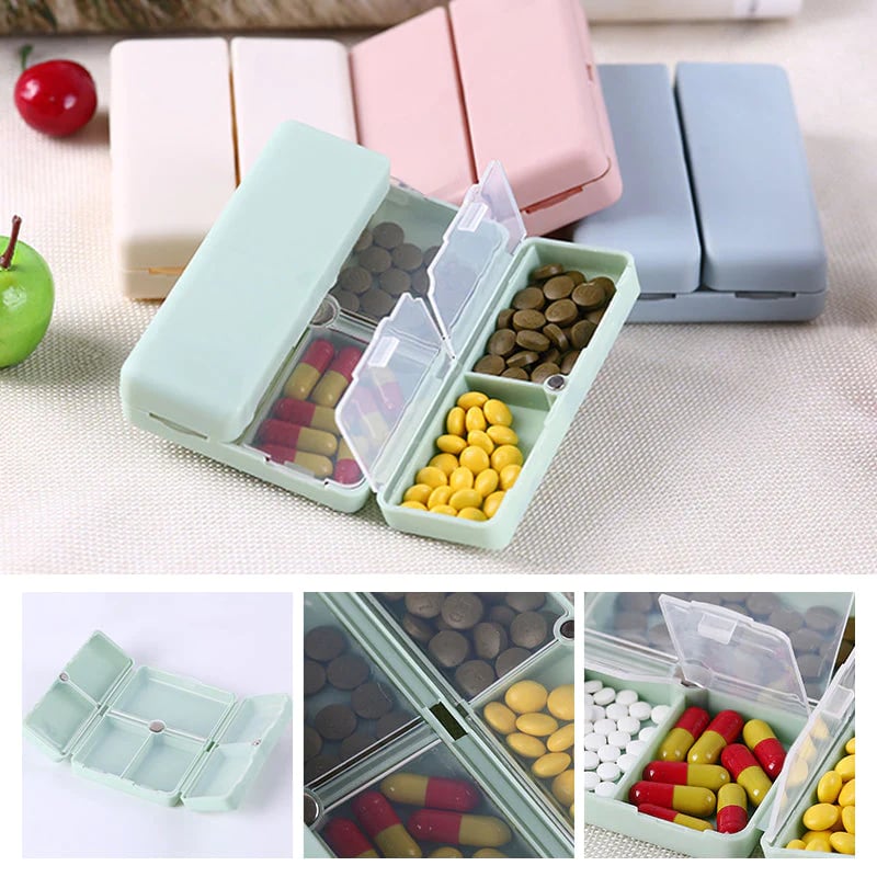 Compact Magnetic Pill Organizer | Portable, Safe Storage