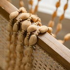 BohoDream Bed Canopy with Beads for Bedroom or Play Corner