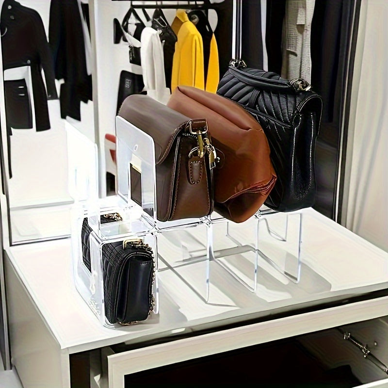 Three-Tier Bag Organizer Made from Clear ABS Plastic