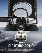Military Compass | Waterproof Aluminum Alloy | Clinometer & Sighting Lens | Survival, Camping & Hiking