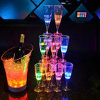 GlowSip - LED-lit wine glass set (6 pieces)