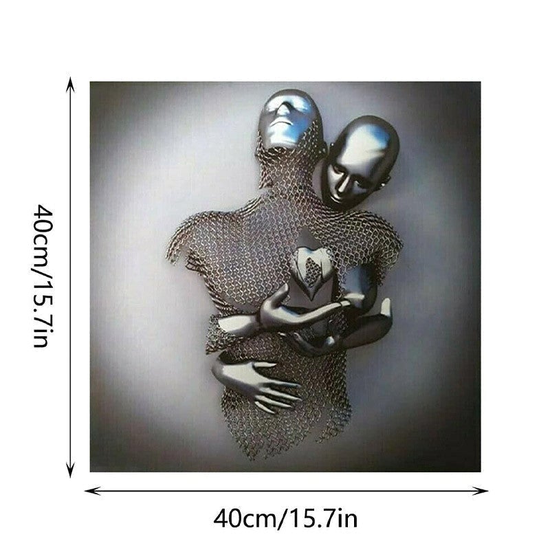 Figure statue of metal Art Wall decoration