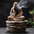 Meditative Monk Incense Holder