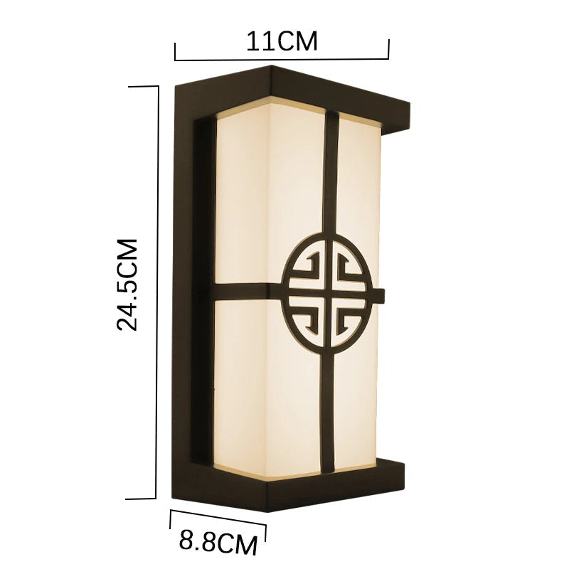 LumeRadar | Modern LED outdoor wall light with IP65 & radar sensor