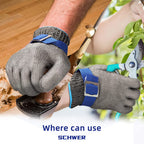 Food grade stainless steel mesh metal glove