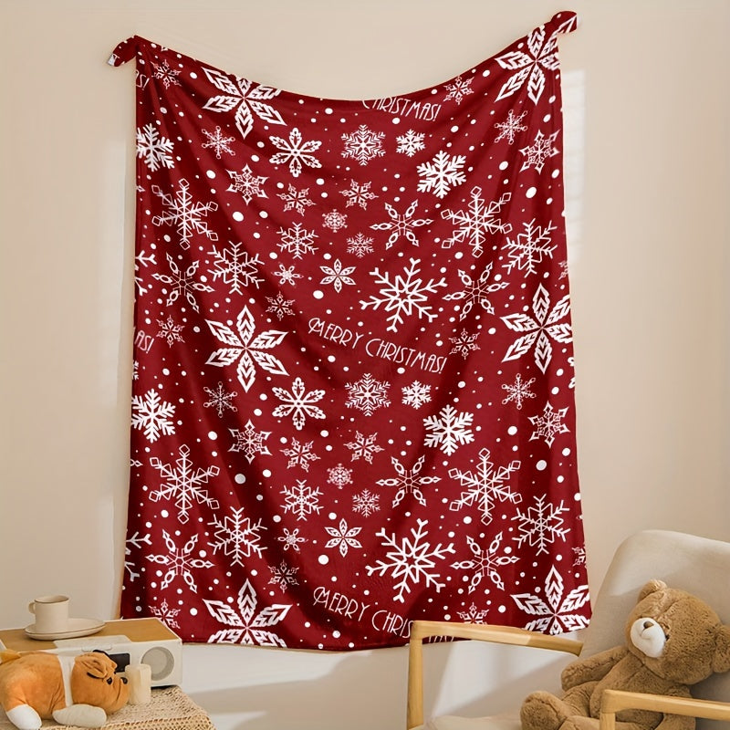 FestiveSnuggle - Luxury Christmas Fleece Blanket for the Holidays