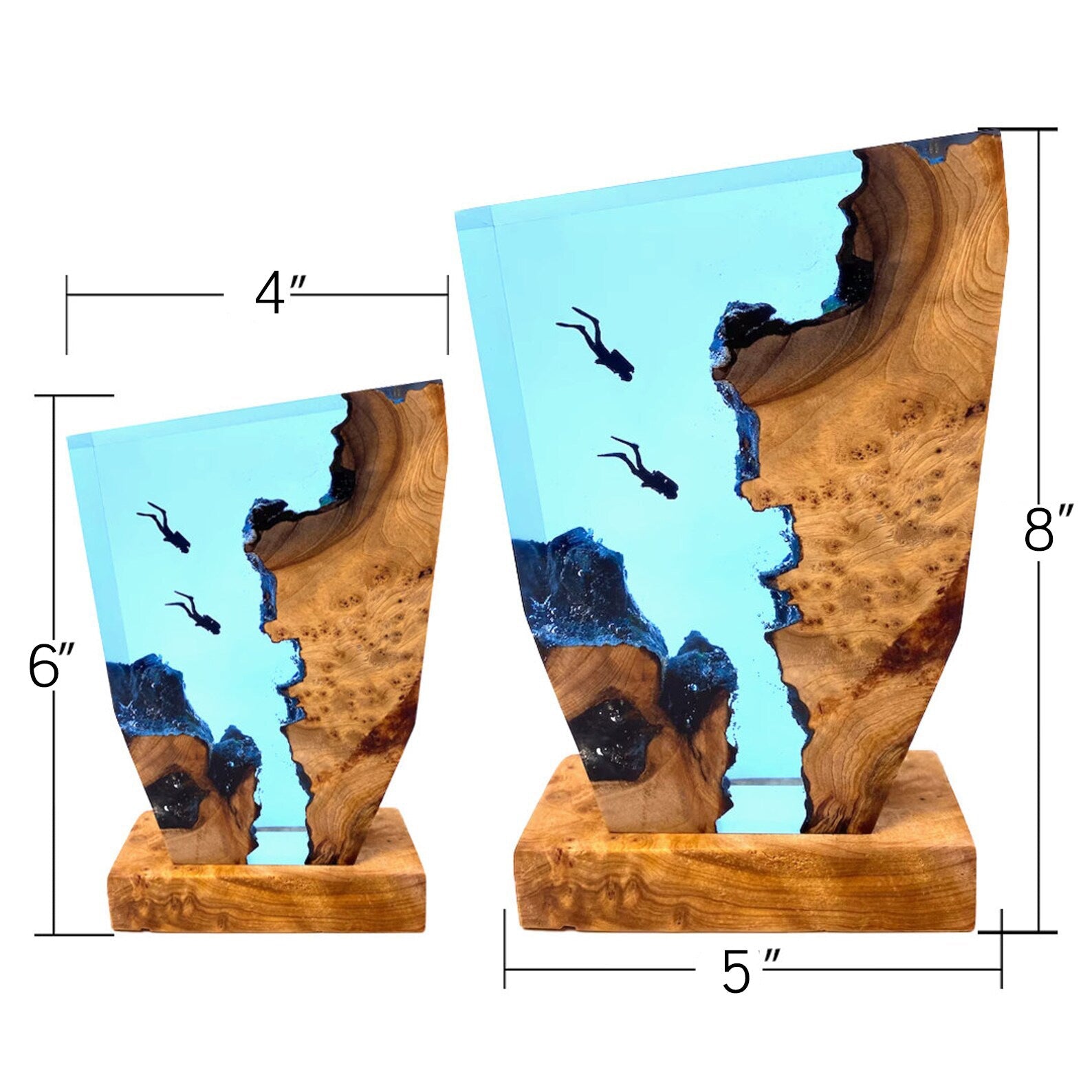 Stylish Ocean Karst Diver Table Lamp for Your Home