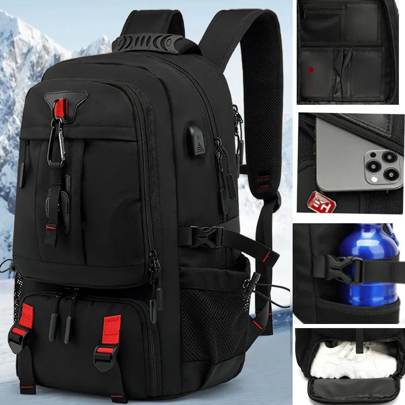 Backpack with USB connection and Large Capacity (50-80L) - UrbanTrail