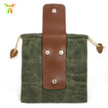 Waxed Canvas Folding Foraging Bag with Durable Design