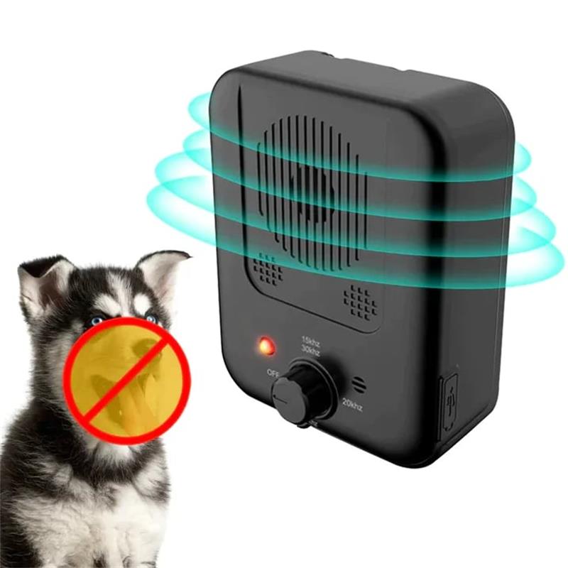 Ultrasonic training device for dog barking