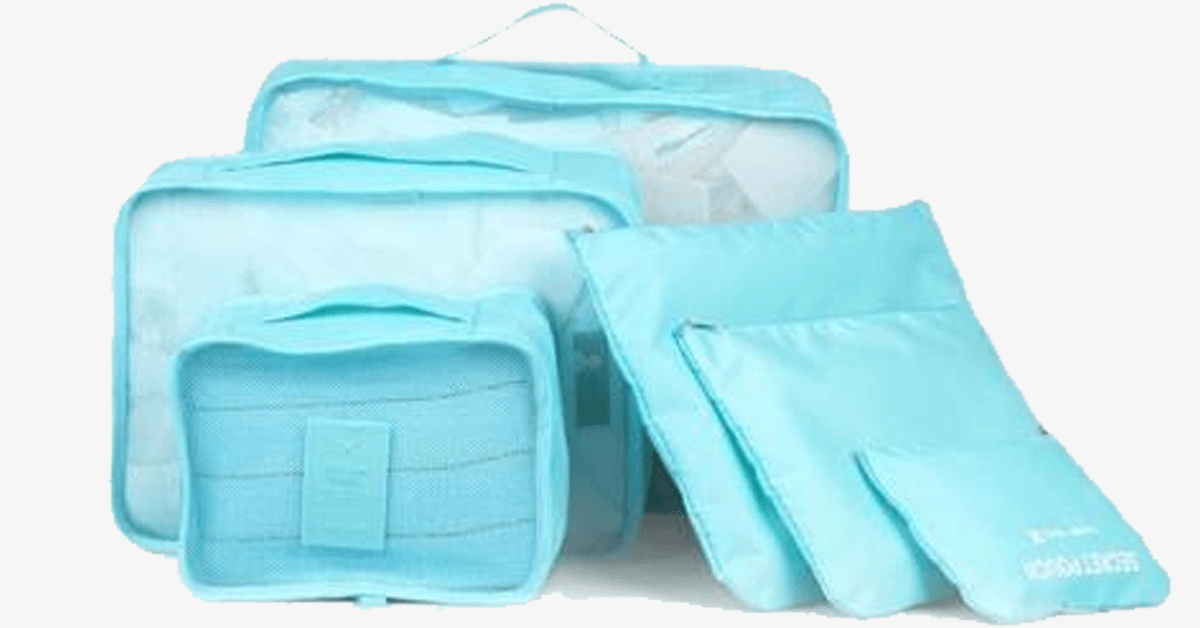 Portable Luggage - Transparent Mesh Top - Organize Your Clothes Compactly and Stylishly!