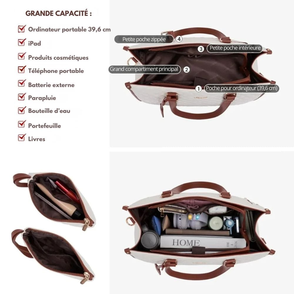 Bagsball 2-in-1 – Stylish Tote Bag with Insulated Lunch Compartment