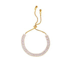 Baguette Crystal Adjustable Tennis Bracelets