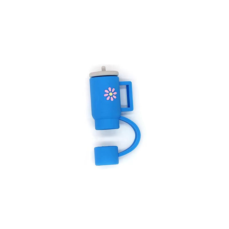Silicone straw attachment