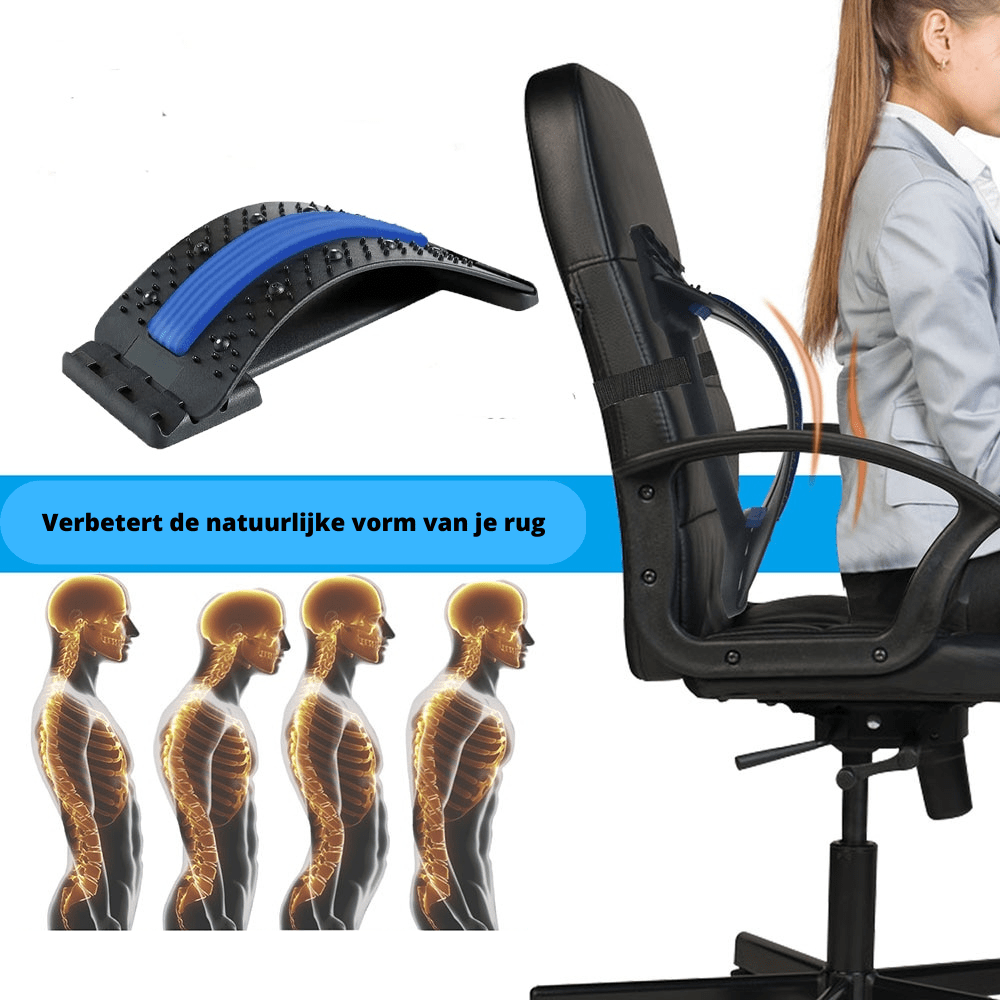 BAKING REAASE – Magnetic Therapy Massage Bed for Back Pain Relief and Posture Correction