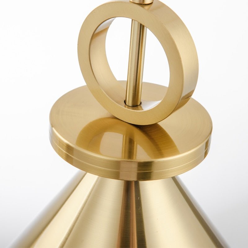 LuxeBalance – Modern Copper Ceiling Lamp