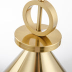 LuxeBalance – Modern Copper Ceiling Lamp
