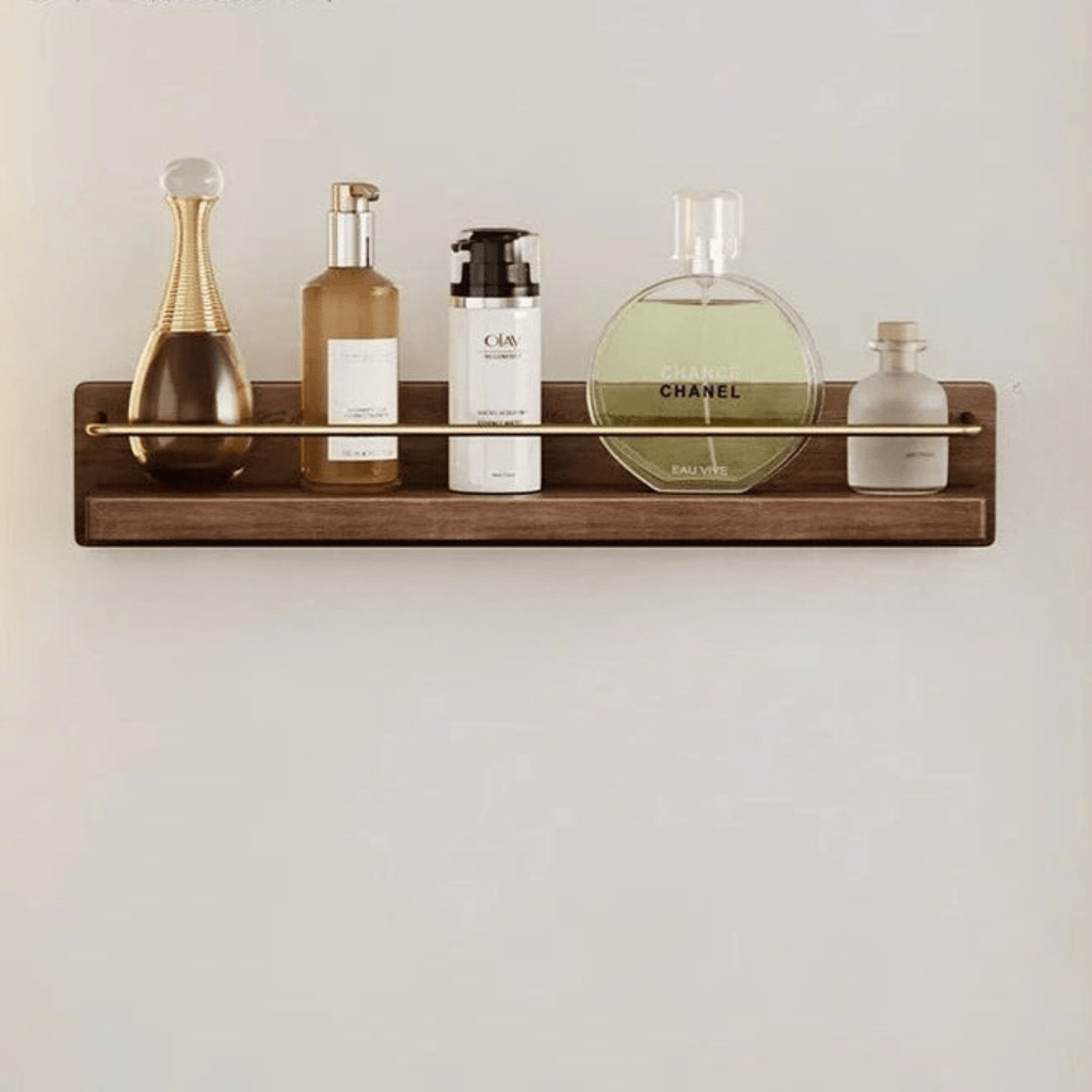 BAMBOORA – Bamboo Wall-Mounted Coat Rack with Shelf for Smart Storage
