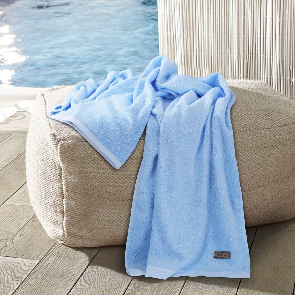 Bambora Plush Bath Towel | Extra-soft bamboo fabric for spa, gym, and home use