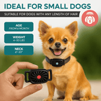 BarkLess Nano – Gentle Anti-Bark Collar for Puppies & Small Dogs