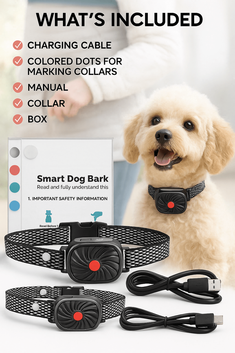 BarkLess Nano – Gentle Anti-Bark Collar for Puppies & Small Dogs