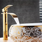 Vanity faucet waterfall faucet brass vanity faucet mixer tap