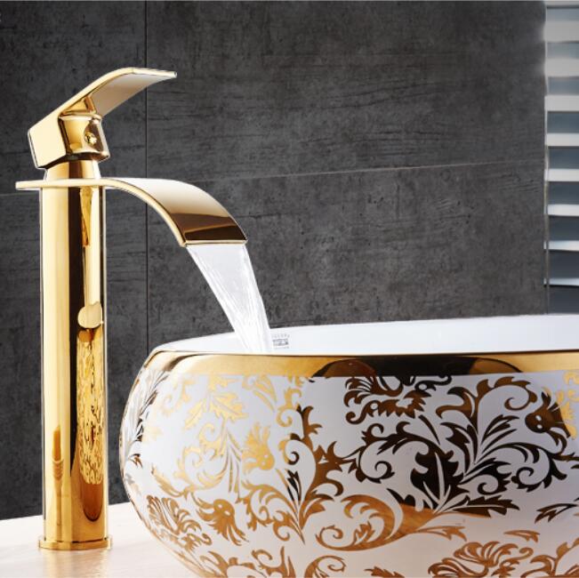 Vanity faucet waterfall faucet brass vanity faucet mixer tap