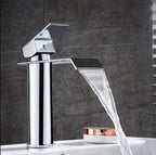 Vanity faucet waterfall faucet brass vanity faucet mixer tap