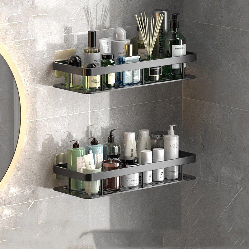 Bathroom shelves (no drilling)