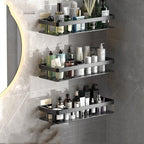 Bathroom shelves (no drilling)