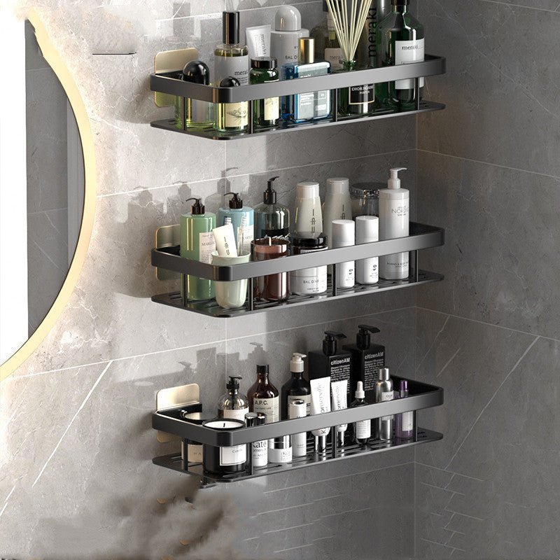 Bathroom shelves (no drilling)