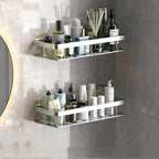 Bathroom shelves (no drilling)
