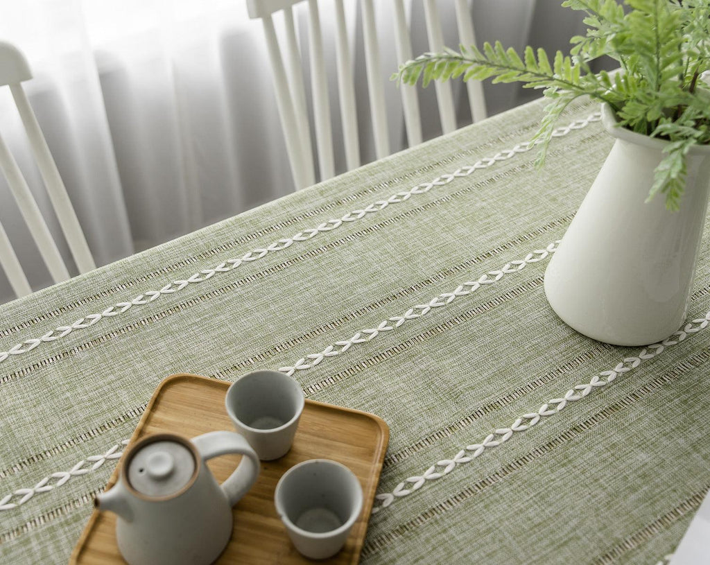 Batillo Linen Tablecloth | Tablecloth, Indoor & Outdoor