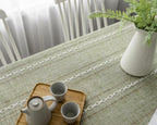 Batillo Linen Tablecloth | Tablecloth, Indoor & Outdoor