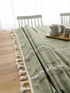 Batillo Linen Tablecloth | Tablecloth, Indoor & Outdoor