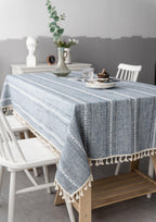 Batillo Linen Tablecloth | Tablecloth, Indoor & Outdoor