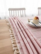 Batillo Linen Tablecloth | Tablecloth, Indoor & Outdoor
